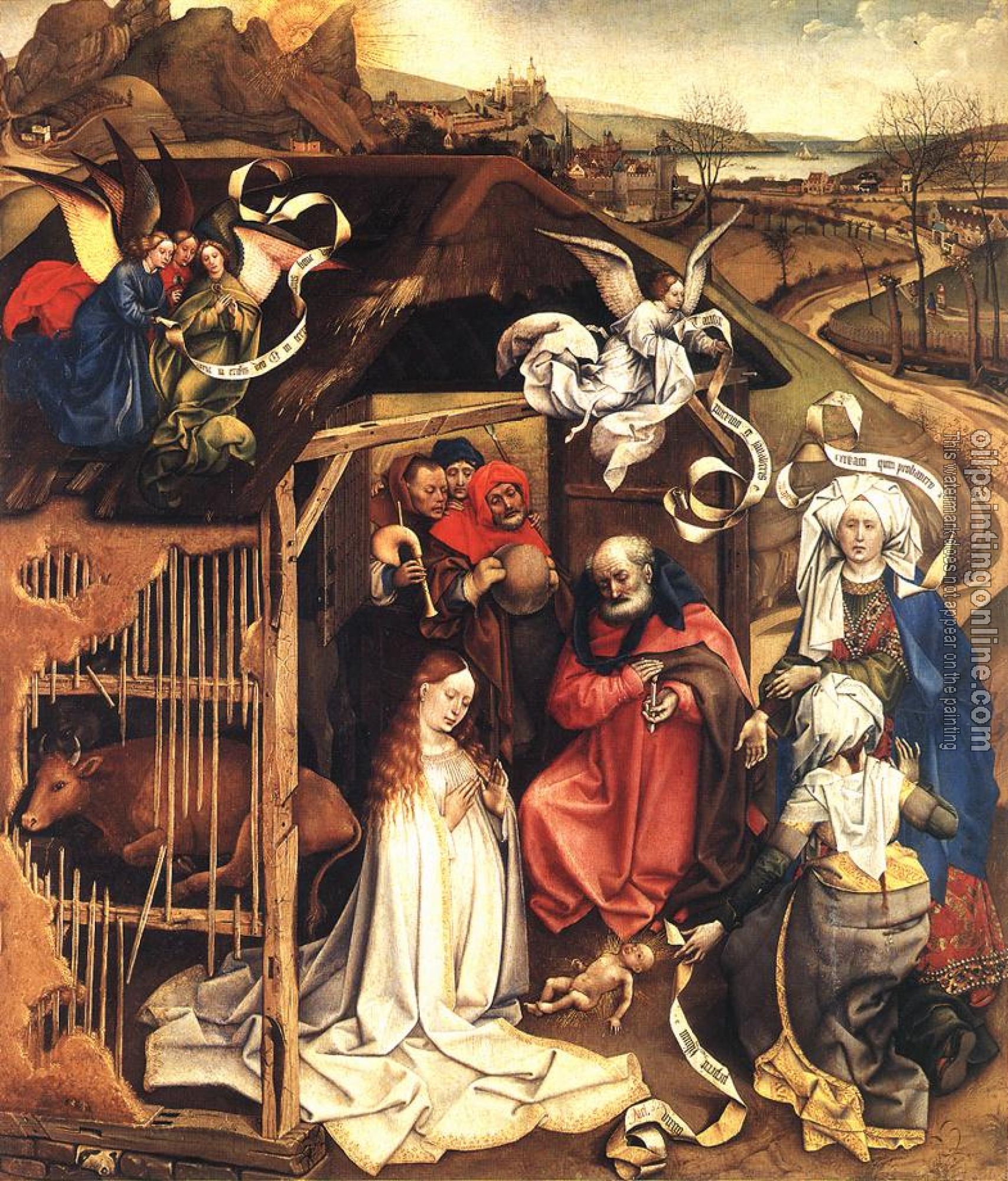 Robert Campin - The Nativity